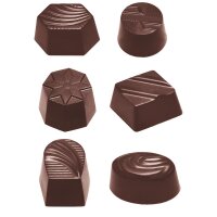 Schokoladen Form Sortiment klein 6 Fig. - K