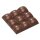 Schokoladen Form Tafel quadratische Kugel - K