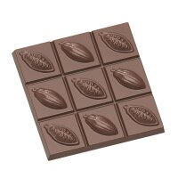Schokoladen Form Tafel Kakaobohne - K