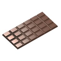 Schokoladen Form Tafel 4x6 Rechteck - K