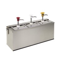 Druckknopf Dosierspender "COOL" 3 x 3,0 Liter Druckknopf Spenderbar COOL - 3x3 L (VK-Artikel)