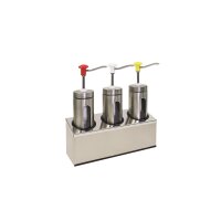 SAUCENBAR 3-FACH / DRUCKKNOPF / BEHÄLTER MIT...