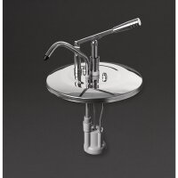 HEBELDOSIERSPENDER / SAUCENSPENDER MIT PP-BEHÄLTER, 10,0 l / 430 mm x Ø 265 mm / 40 ml VE 1