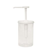 DOSIERSPENDER RUND PS BEHÄLTER TRANSPARENT, 1500 ml...