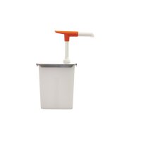 DRUCKKNOPF-DOSIERPSENDER FÜR PP-BEHÄLTER / CNS DECKEL, 3,0 l VE 1