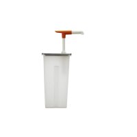 DRUCKKNOPF-DOSIERPSENDER FÜR PP-BEHÄLTER / CNS DECKEL, 5,0 l VE 1
