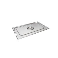 GN-DECKEL AUS EDELSTAHL - MIT LÖFFELAUSSPARUNG, GN...