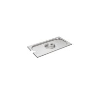 GN-DECKEL AUS EDELSTAHL - MIT LÖFFELAUSSPARUNG, GN...