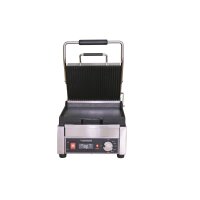 KONTAKTGRILL KLEIN - GEWELLT / GLATT MIT TIMER, 240 x 260 mm VE 1