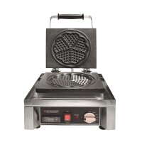 WAFFEL-EISEN "5 HERZEN" MIT TIMER, 5 Stk 100 mm VE 1