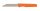 Brötchenmesser, Wellenschliff, Griff orange