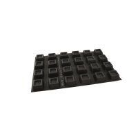 Flexipan Origine Backform Savarins quadrat. Maße: 600x400, Anzahl Formen: 24 Stück