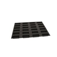 Flexipan Origine Backform Rechtecke ausgehöh. Maße: 600x400, Anzahl Formen: 24 Stück