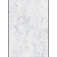 SIGEL Motivpapier Marmor grau DIN A4 90 g/qm 25 Blatt