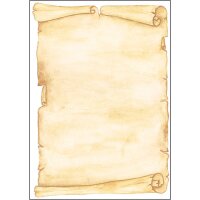 SIGEL Motivpapier Pergament Motiv DIN A4 90 g/qm 50 Blatt