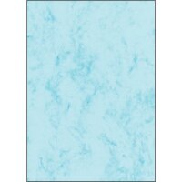 SIGEL Motivpapier Marmor blau DIN A4 90 g/qm 100 St.