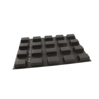 Flexipan Origine Backform Quadrate Maße: 600x400, Anzahl Formen: 20 Stück