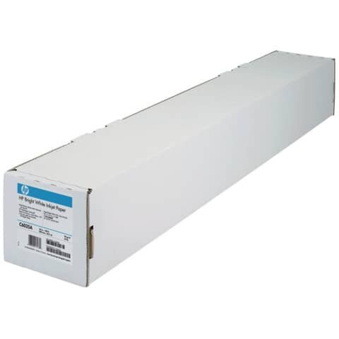 HP Plotterpapier Bright White Inkjet Paper 90 g/qm 610,0 mm x 45,0 m