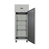 Edelstahltiefkühlschrank, Inhalt 351 Liter