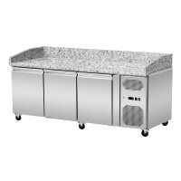 Pizza K&uuml;hltisch, Granit rosa-grau, 3...