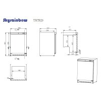 Lagerkühlschrank, Inhalt 140 Liter