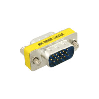 InLine® Mini-Gender-Changer, 15pol HD (VGA), Stecker / Stecker