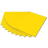 folia Fotokarton gelb 300 g/qm 50 St.