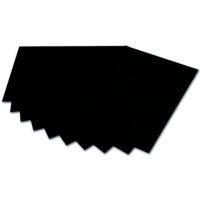 folia Fotokarton schwarz 300 g/qm 50 Blatt
