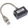 InLine® ISDN Verteiler, 2x RJ45 Buchse, 15cm Kabel, mit Endwiderständen
