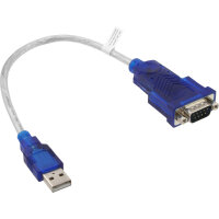 InLine® USB zu Seriell Adapterkabel, Stecker A an...
