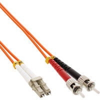 InLine® LWL Duplex Kabel, LC/ST, 50/125µm, OM2,...