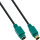 InLine® PS/2 Verlängerung, Stecker / Buchse, PC99, grüne Stecker, PREMIUM, 2m