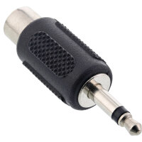 InLine® Audio Adapter, 3,5mm Klinke Stecker an 1x...