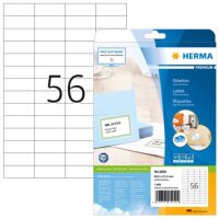 5052 Etiketten Premium A4, wei&szlig; 52,5x21,2 mm...