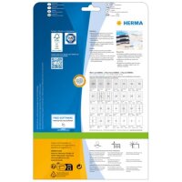 5053 Etiketten Premium A4, wei&szlig; 66x33,8 mm...