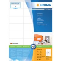 2.400 HERMA Etiketten 4453 weiß 70,0 x 36,0 mm