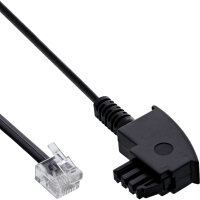 InLine® TAE-F Kabel für DSL Splitter, TAE-F ST...