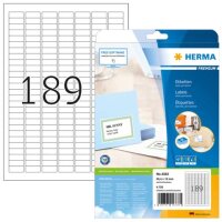 4333 Etiketten Premium A4, weiß 25,4x10 mm Papier...