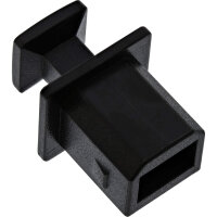 InLine® Staubschutz, für USB-B Buchse, schwarz...
