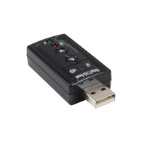 InLine® USB Audio Soundkarte, mit virtuellem 7.1...