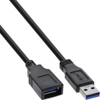 InLine® USB 3.2 Gen.1 Kabel, A Stecker / Buchse,...