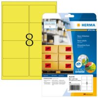 160 HERMA Etiketten 5144 gelb 99,1 x 67,7 mm