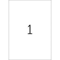 9544 Folienetiketten - 420 x 297 mm, A3, weiß,...