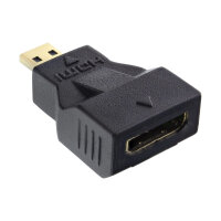 InLine® HDMI Adapter, Mini HDMI C Buchse auf Micro HDMI D Stecker, 4K2K