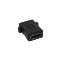InLine® HDMI Adapter zum Einbau, HDMI A Buchse/Buchse, vergoldete Kontakte, 4K2K
