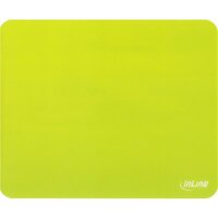 InLine® Maus-Pad antimikrobiell, ultradünn, grün, 220x180x0,4mm