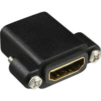 InLine® HDMI Adapter zum Einbau mit Gewinde, A...