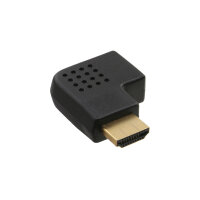InLine® HDMI Adapter, Stecker / Buchse, seitlich rechts gewinkelt, 4K2K