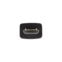 InLine® Micro-USB OTG Adapterkabel, Micro-B Stecker an USB A Buchse, 0,1m