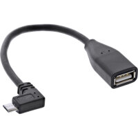 InLine® Micro-USB OTG Adapterkabel, Micro-B ST...